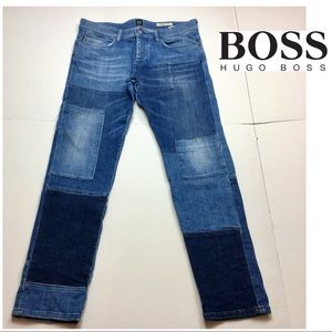hugo boss tapered fit jeans